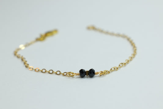 Onyx minimalistic bracelet