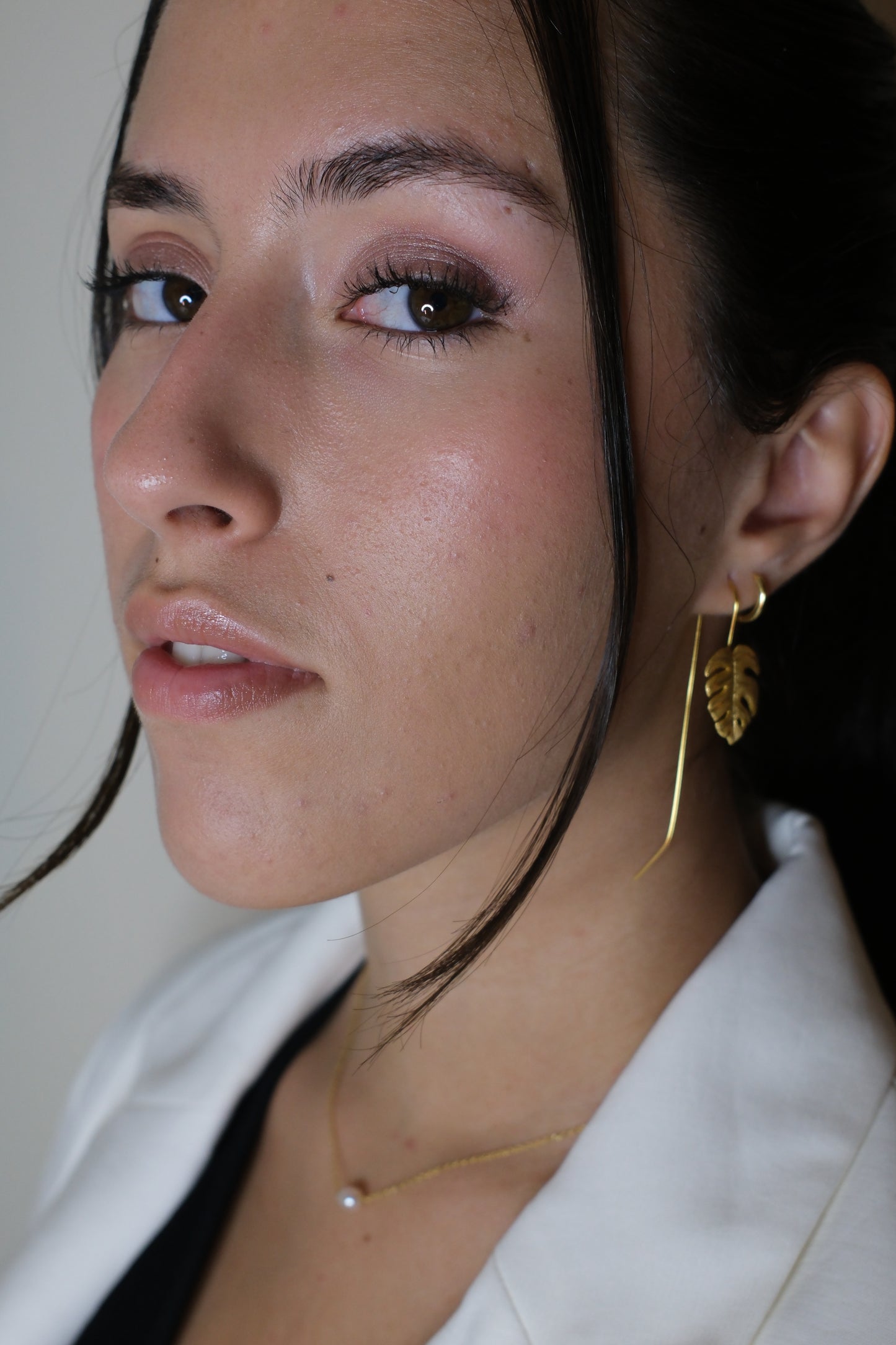 Monstera Leaf Earring