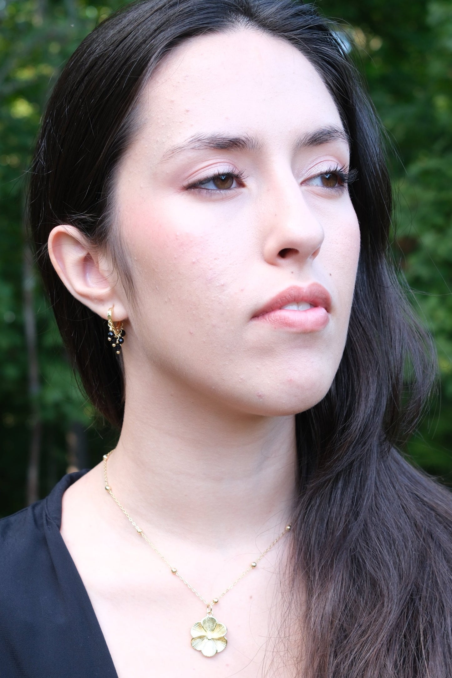 Onyx Drop Earring