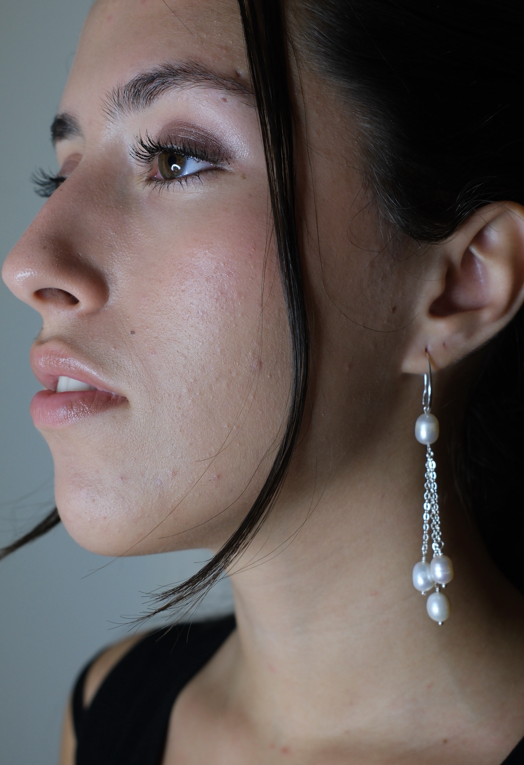 Pearl drop earring