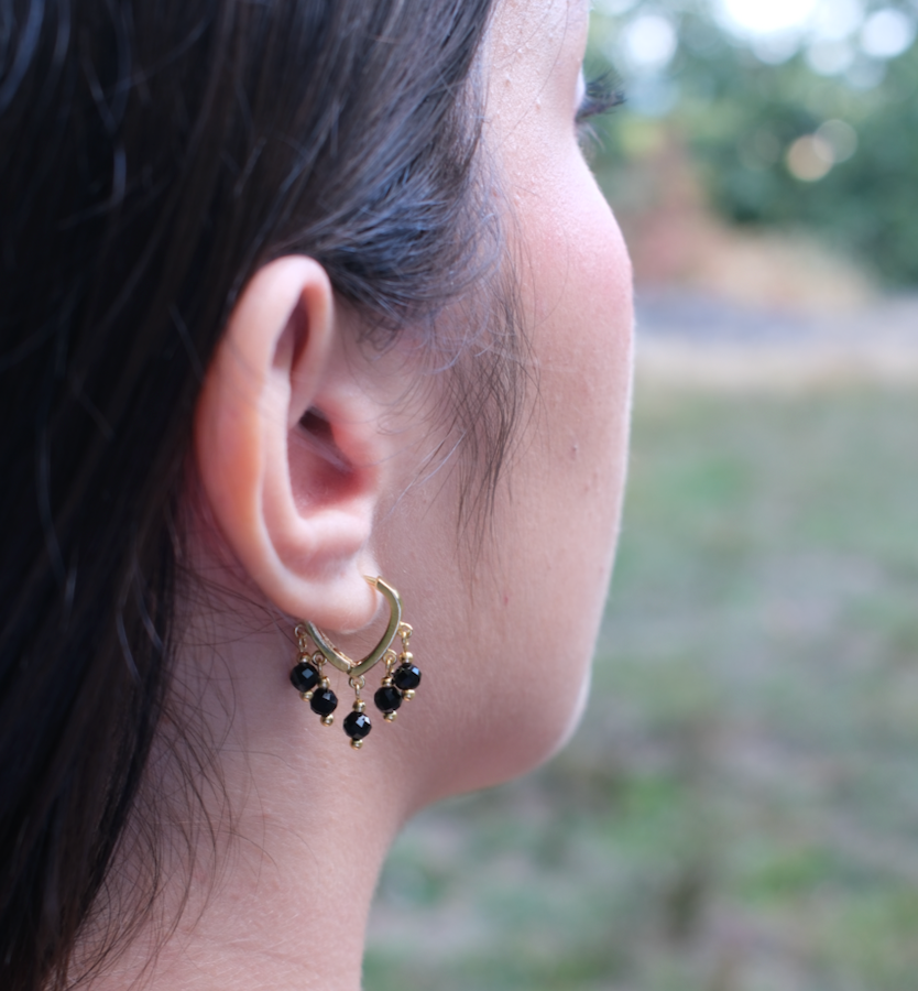 Onyx Drop Earring