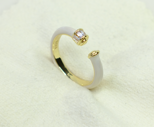 Enamel open ring